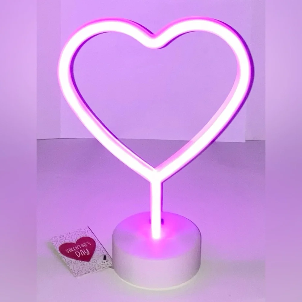 LED Neon Heart Sign - NEW!